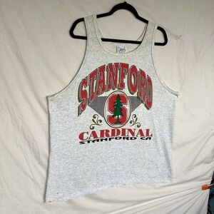 Vintage Savvy Sportswear Stanford Cardinal Tank top shirt made in USA